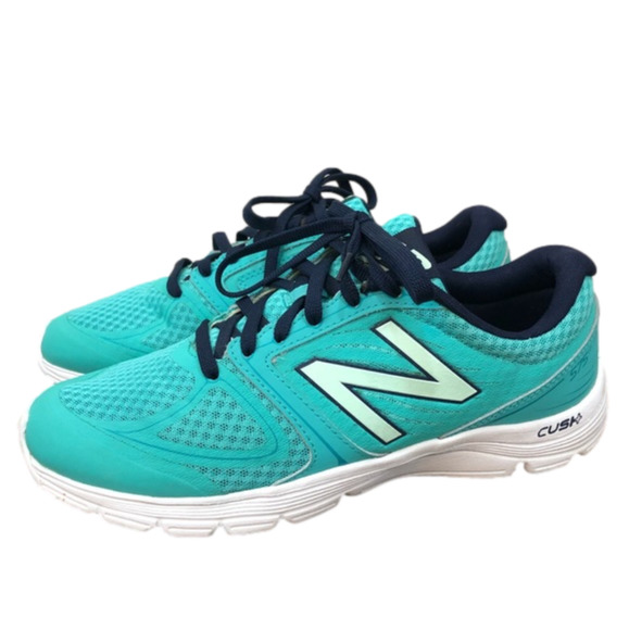 New Balance Shoes - New Balance running shoe sneaker turquoise blue cush